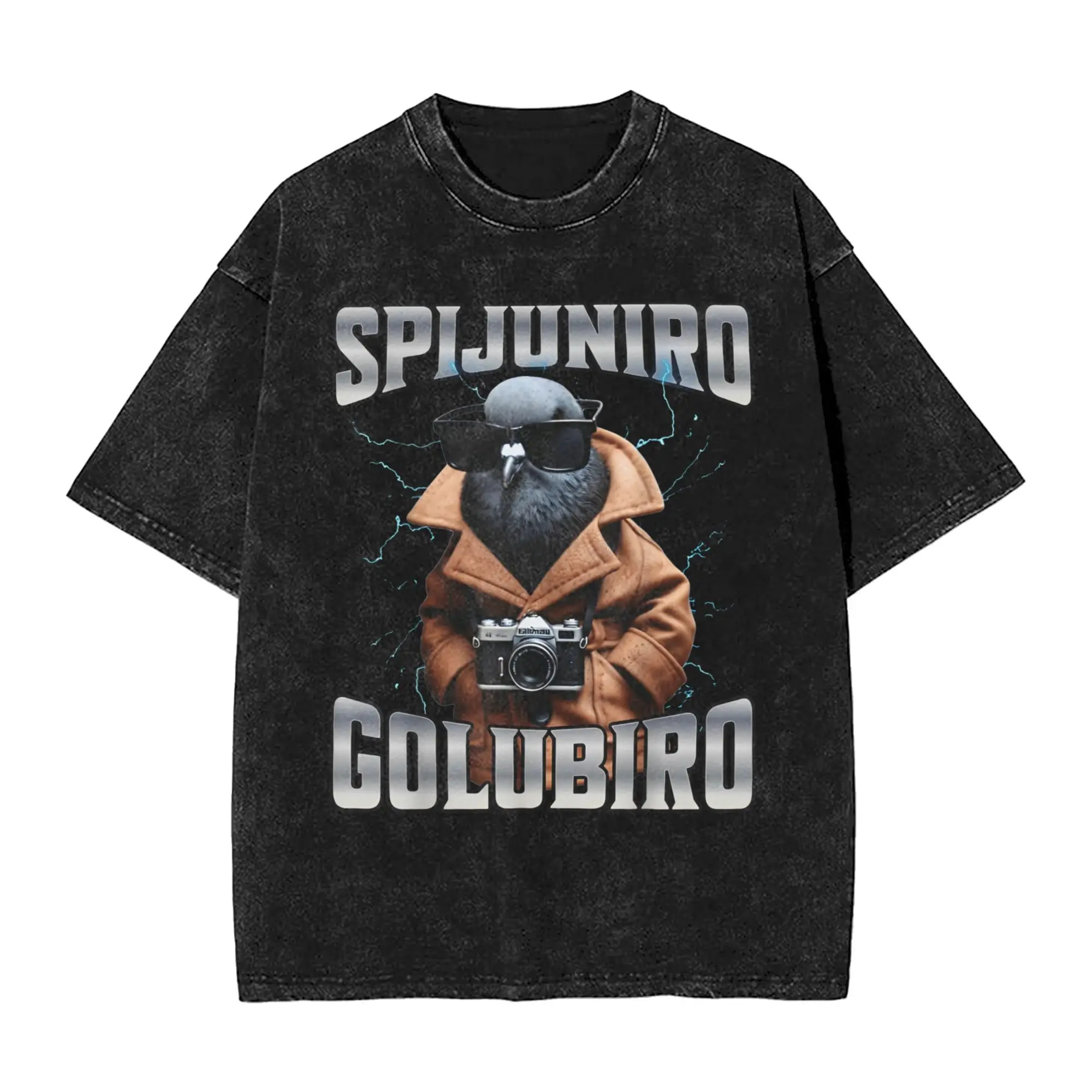 Футболка Spijuniro Golubiro, летние винтажные футболки, повседневная модная крутая футболка для мужчин, дизайнерские топы с короткими рукавами
Футболка Spijuniro Golubiro, летние винтажные футболки, повседневная модная крутая футболка для мужчин, дизайнерские топы с короткими рукавами
