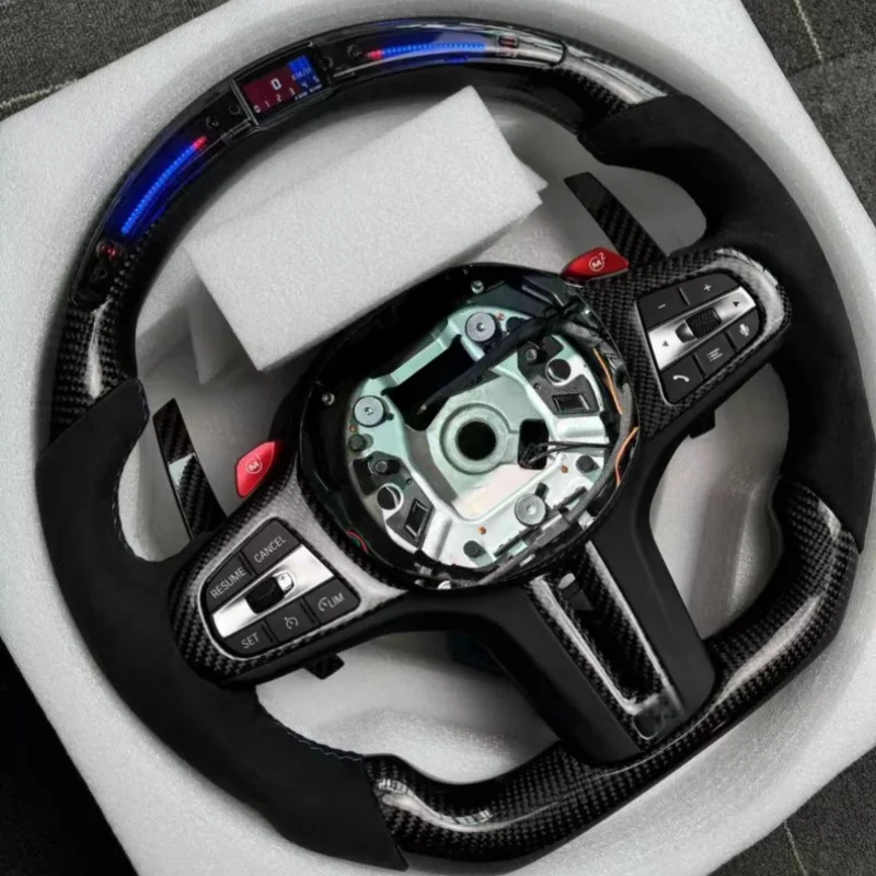 LED Car Steering Wheel Carbon Fiber Leather 3 Series 2 Series GT G28 G30 X2 X4 X5 X3 X6 M3 M6 Accessories For BMW 5 Series
LED Car Steering Wheel Carbon Fiber Leather 3 Series 2 Series GT G28 G30 X2 X4 X5 X3 X6 M3 M6 Accessories For BMW 5 Series