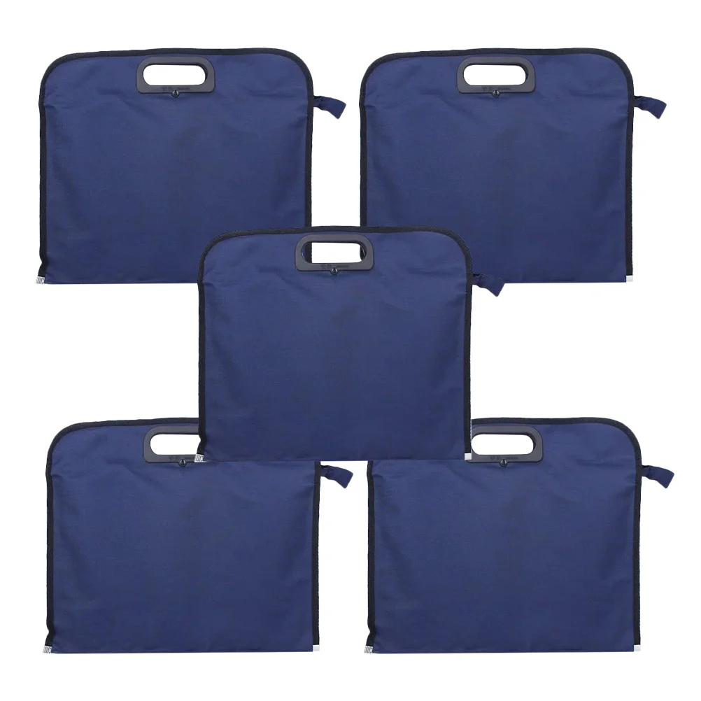 5pcs Business Folder Oxford Cloth File Bag Oxford Cloth Bill Organizer Storage Bag
5pcs Business Folder Oxford Cloth File Bag Oxford Cloth Bill Organizer Storage Bag