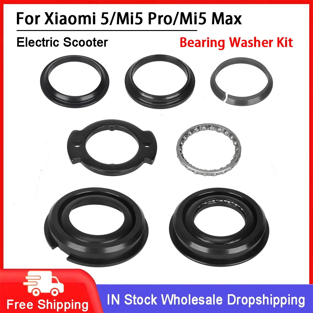 Electric Scooter Original Bearing Washer for Xiaomi Mi5/Mi5 Pro/Mi5 Max Scooter 7-piece Headset Kit Accessories
Electric Scooter Original Bearing Washer for Xiaomi Mi5/Mi5 Pro/Mi5 Max Scooter 7-piece Headset Kit Accessories