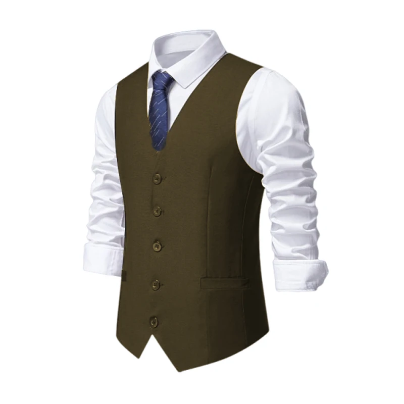 Customized Solid Color Vest Spring Autumn Custom Casual Suit Vest Summer Beach Classic Business Wedding Thin Tuxedos for Mens
Customized Solid Color Vest Spring Autumn Custom Casual Suit Vest Summer Beach Classic Business Wedding Thin Tuxedos for Mens