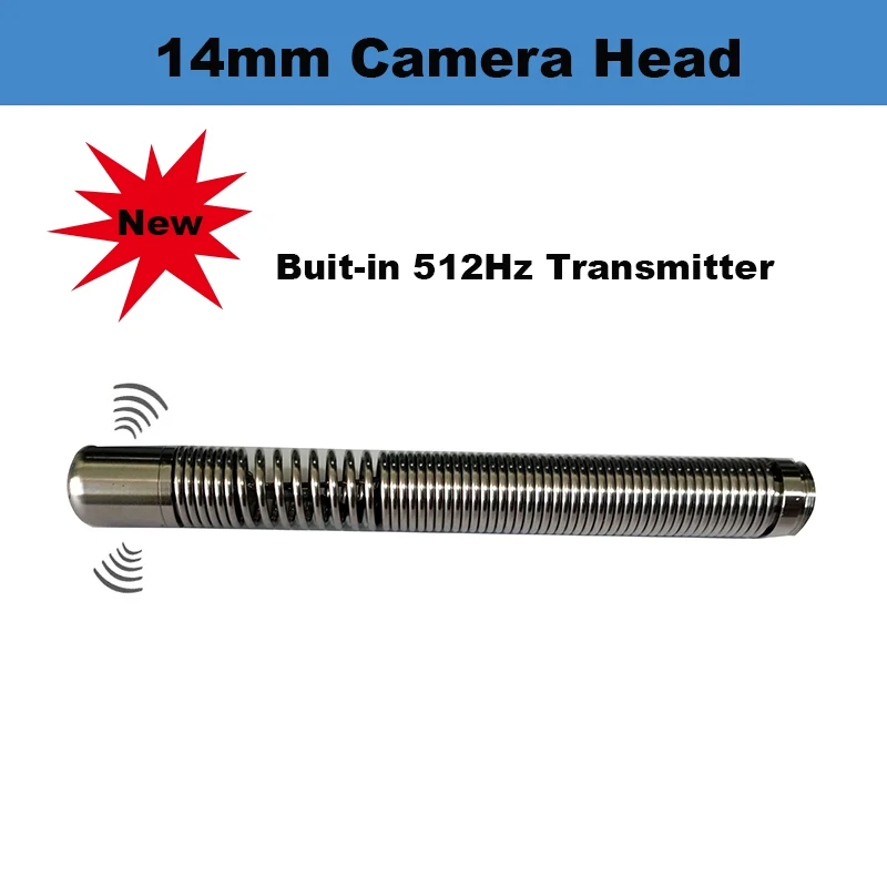 14mm Camera Head IP68 512Hz Built-inTransmitter 304 Waterproof Locator Pipe Sewer Drain Inspection Endoscope Camera,TIMOOK
14mm Camera Head IP68 512Hz Built-inTransmitter 304 Waterproof Locator Pipe Sewer Drain Inspection Endoscope Camera,TIMOOK