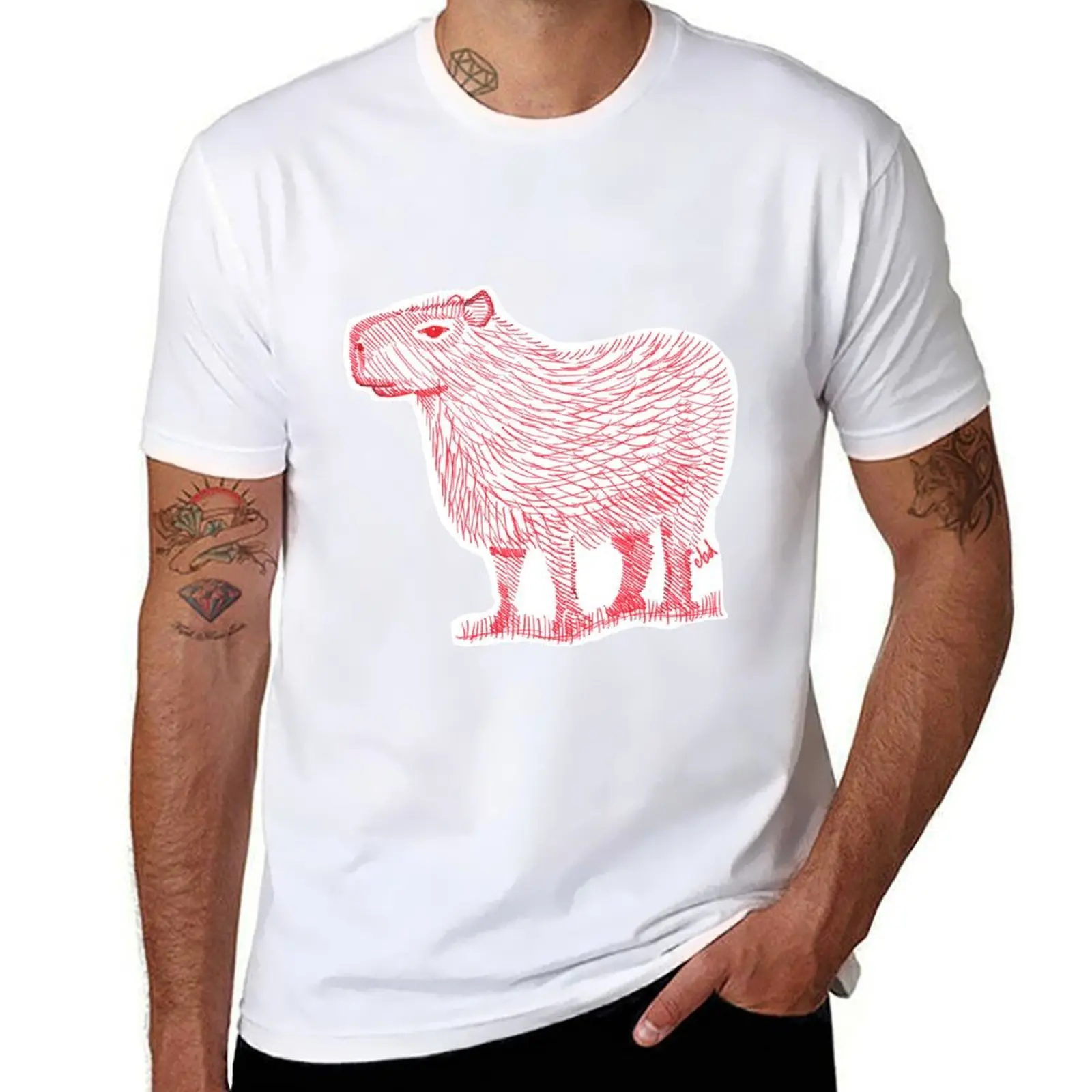 A Fine Red Capybara T-Shirt t shirt man casual t shirts for man graphic vintage T-Shirt
A Fine Red Capybara T-Shirt t shirt man casual t shirts for man graphic vintage T-Shirt