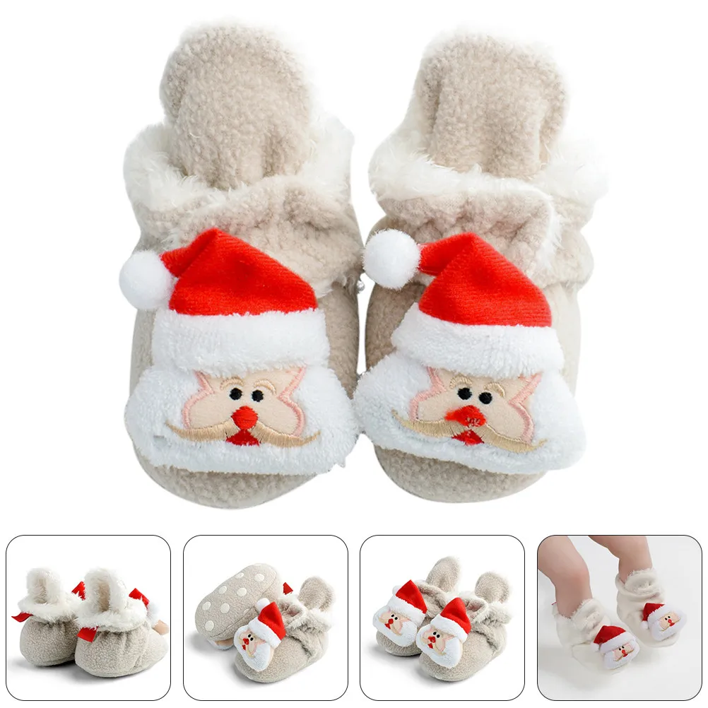 1Pair Christmas Infant Shoes Santa Claus Design Warm Lightweight Non-Slip Baby Booties for Newborn Toddler Walking
1Pair Christmas Infant Shoes Santa Claus Design Warm Lightweight Non-Slip Baby Booties for Newborn Toddler Walking