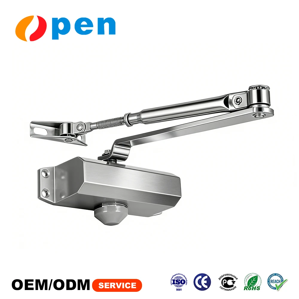 Modern Soft Closing Heavy Hydraulic Door Closer Aluminum Alloy Construction for Bathroom Automatic Doors Adjustable Speed
Modern Soft Closing Heavy Hydraulic Door Closer Aluminum Alloy Construction for Bathroom Automatic Doors Adjustable Speed