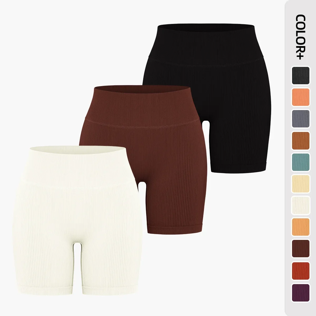 Seamless Ribbed Yoga Shorts For Women High Waist Tights Elastic Workout Cycling Shorts Sports Short Leggings Booty Gym Shorts
Seamless Ribbed Yoga Shorts For Women High Waist Tights Elastic Workout Cycling Shorts Sports Short Leggings Booty Gym Shorts