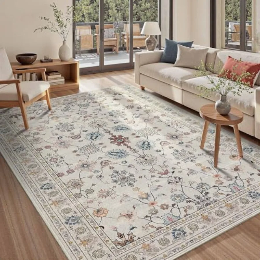 5x7 Area Rugs for Bedroom Living Room Washable Floral Boho RugSoft NonSlip Low Pile Wool Carpet for Indoor Dining Room Girls R
5x7 Area Rugs for Bedroom Living Room Washable Floral Boho RugSoft NonSlip Low Pile Wool Carpet for Indoor Dining Room Girls R