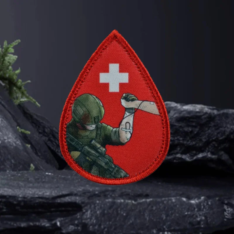 "Blood Donor" Patch Medical Morale Tactical Badge Printed Hook and Loop Military Backpack Clothing Decorated Sticker Armband
"Blood Donor" Patch Medical Morale Tactical Badge Printed Hook and Loop Military Backpack Clothing Decorated Sticker Armband