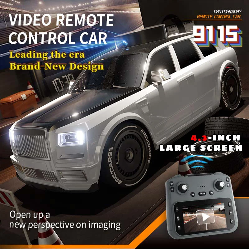911S RC cars,4.3- inch large screen,4K HD Camera, One click drift Camera lifting design LED lighting,Christmas Children’s Gifts
911S RC cars,4.3- inch large screen,4K HD Camera, One click drift Camera lifting design LED lighting,Christmas Children’s Gifts