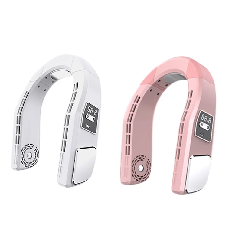 1Set Portable Neck Fan USB Rechargeable Leafless Hanging Fans Mini Air Cooler Pink
1Set Portable Neck Fan USB Rechargeable Leafless Hanging Fans Mini Air Cooler Pink