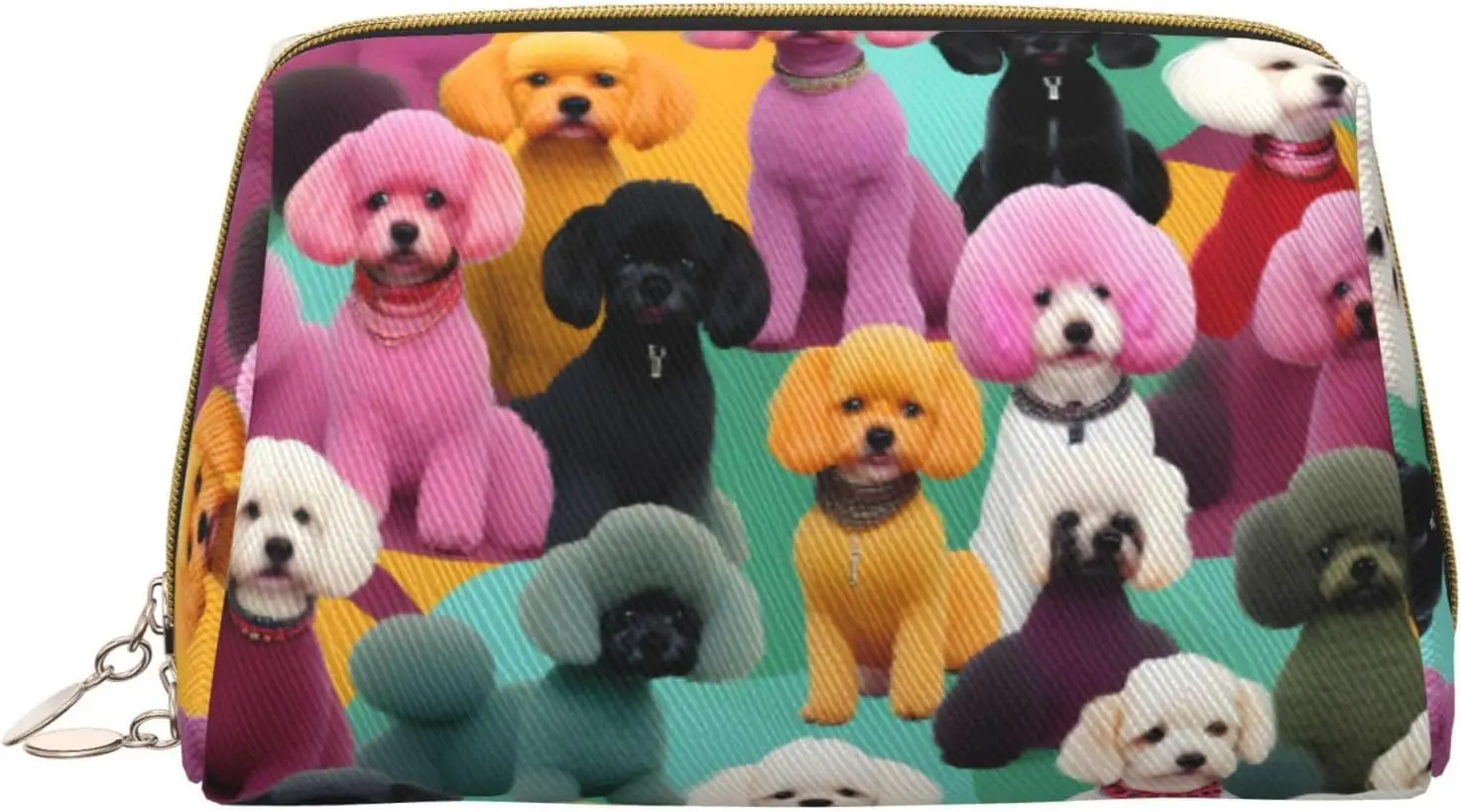 Poodles Dogs Print Leather zipper makeup bag Cosmetic Pouch Travel Organizer Toiletry Clutch
Poodles Dogs Print Leather zipper makeup bag Cosmetic Pouch Travel Organizer Toiletry Clutch