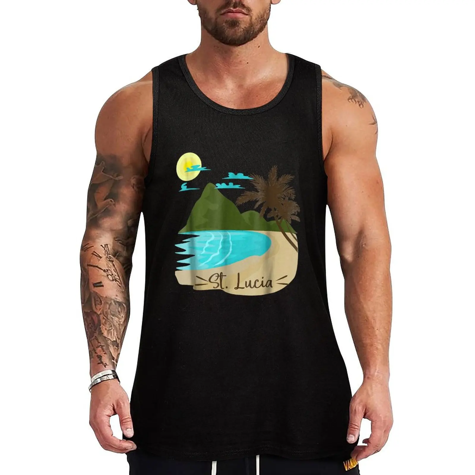 St. Lucia Pride T-shirt Caribbean Family Vacation Gift Tank Top Work Outdoor Tank Top Heavy Duty Sleeveless Shirt
St. Lucia Pride T-shirt Caribbean Family Vacation Gift Tank Top Work Outdoor Tank Top Heavy Duty Sleeveless Shirt