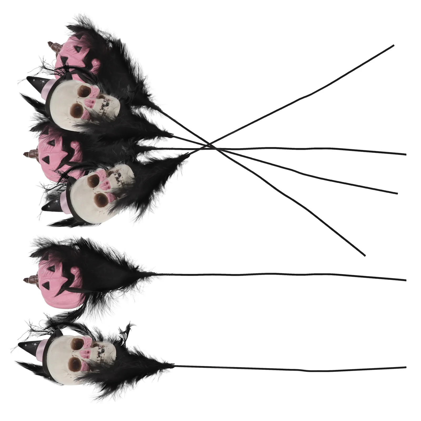 6 Pcs Halloween Bouquet Pumpkin Black Feathered Stems Floral Centerpiece Plastic Picks Arrangement Vase Fillers
6 Pcs Halloween Bouquet Pumpkin Black Feathered Stems Floral Centerpiece Plastic Picks Arrangement Vase Fillers