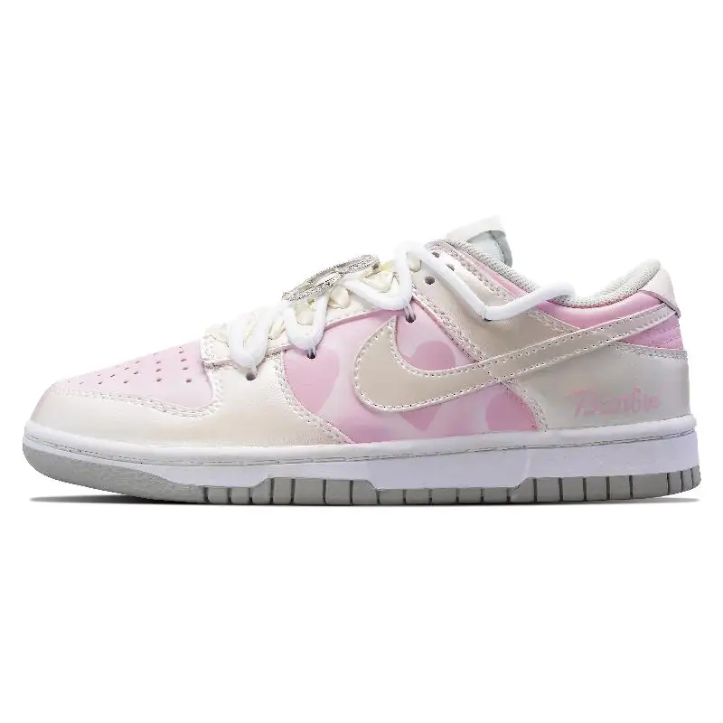[Женские туфли для скейтборда Nike Dunk на заказ, нескользящие низкие туфли для скейтборда Nike Dunk GS, серебристый, розовый
[Женские туфли для скейтборда Nike Dunk на заказ, нескользящие низкие туфли для скейтборда Nike Dunk GS, серебристый, розовый