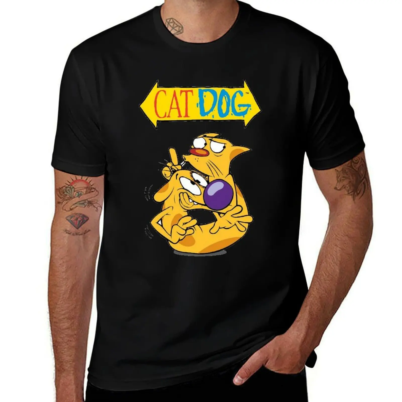 Catdog T-Shirt shirts graphic tees vintage clothes Aesthetic clothing summer tops oversized t shirt men
Catdog T-Shirt shirts graphic tees vintage clothes Aesthetic clothing summer tops oversized t shirt men