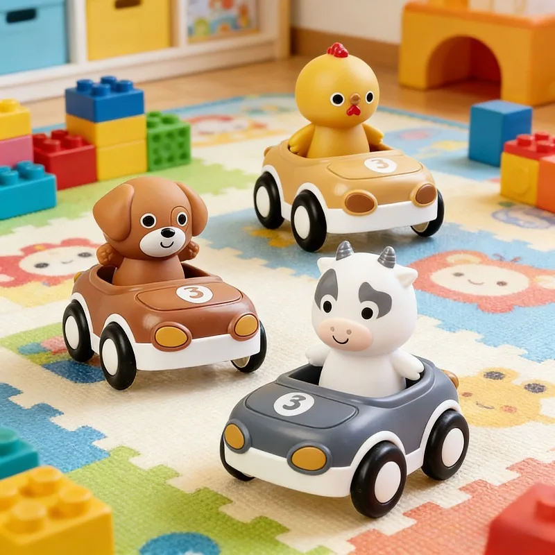 Children's Car Toys Detachable Soft Rubber Finger Cots Children's Inertia Sliding Animal Cars Cute Puppies Healthy Materials
Children's Car Toys Detachable Soft Rubber Finger Cots Children's Inertia Sliding Animal Cars Cute Puppies Healthy Materials
