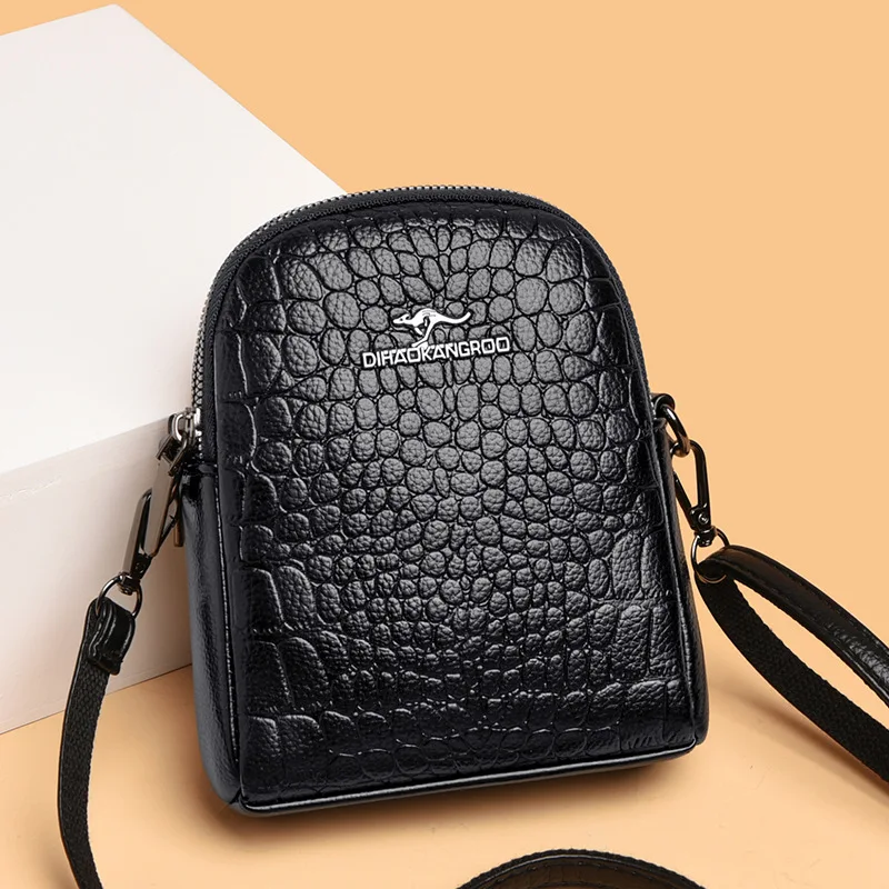 New Crossbody Bag with Crocodile Pattern for Mobile Phone, Simple and Versatile Vertical Zero Wallet, One Shoulder Mini Bag
New Crossbody Bag with Crocodile Pattern for Mobile Phone, Simple and Versatile Vertical Zero Wallet, One Shoulder Mini Bag