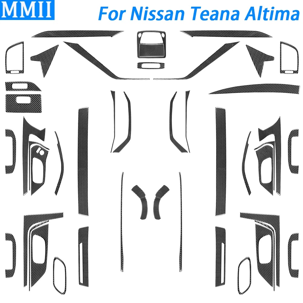 For Nissan Teana Altima 2013-2018 Carbon Fiber Air Vent Window Lift Door Handle Panel Set Cover Car Interior Accessories Sticker
For Nissan Teana Altima 2013-2018 Carbon Fiber Air Vent Window Lift Door Handle Panel Set Cover Car Interior Accessories Sticker
