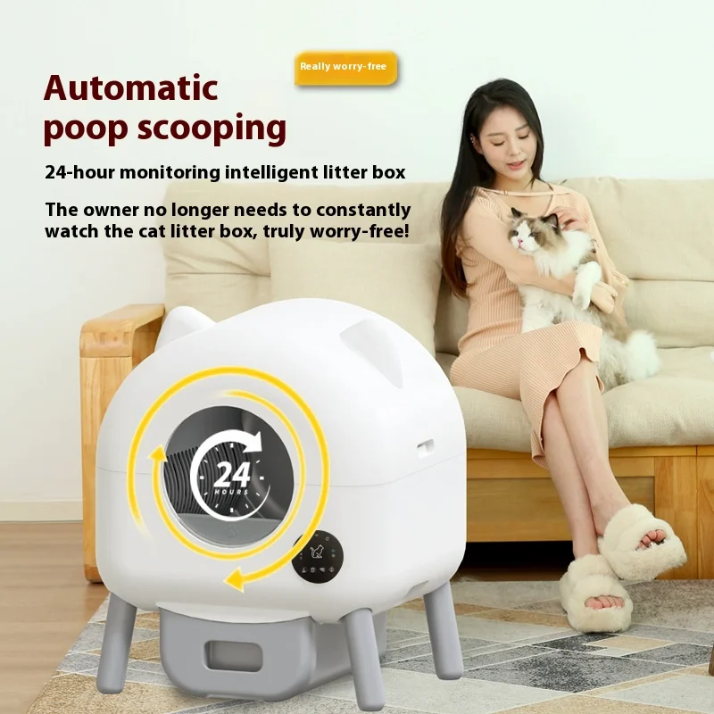 STLF Hot-Selling Smart Large Capacity Fully Automatic Cat LitterS Box Home Artifact Remote Control One-Click Cleaning Accessorie
STLF Hot-Selling Smart Large Capacity Fully Automatic Cat LitterS Box Home Artifact Remote Control One-Click Cleaning Accessorie