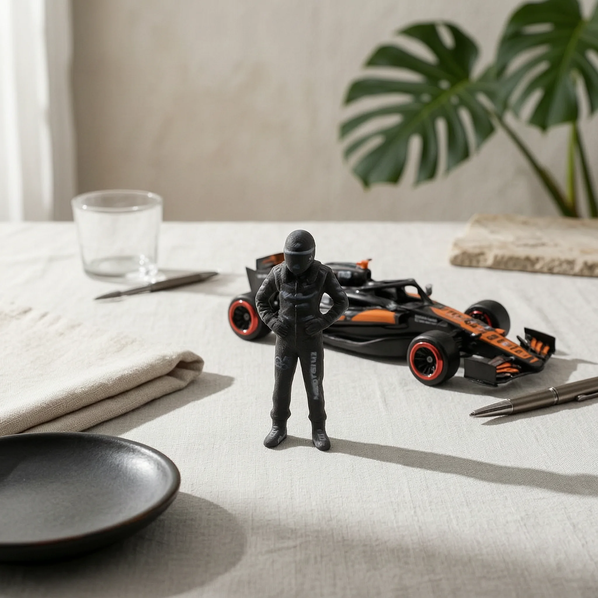 Racing Driver Figure Miniature Display Ready Resin Model Set 1 64 Scale for Collectors and Hobby Layouts
Racing Driver Figure Miniature Display Ready Resin Model Set 1 64 Scale for Collectors and Hobby Layouts