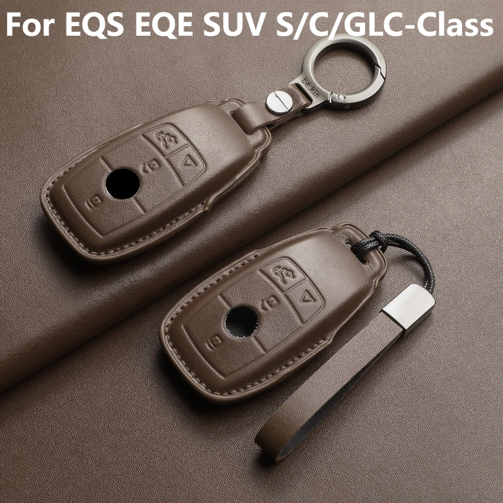 For EQS EQE SUV S/C/GLC-Class Car Smart Key Full Wrap Cover Leather Shell Anti-scratch Dustproof Practical Car Key Accessories
For EQS EQE SUV S/C/GLC-Class Car Smart Key Full Wrap Cover Leather Shell Anti-scratch Dustproof Practical Car Key Accessories