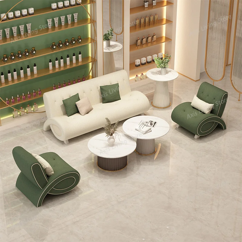 Nordic Cream Style Sofa Side Table Luxury Beauty Salon Lounge Area Coffee Tables Reception Negotiation Table Café Furniture
Nordic Cream Style Sofa Side Table Luxury Beauty Salon Lounge Area Coffee Tables Reception Negotiation Table Café Furniture