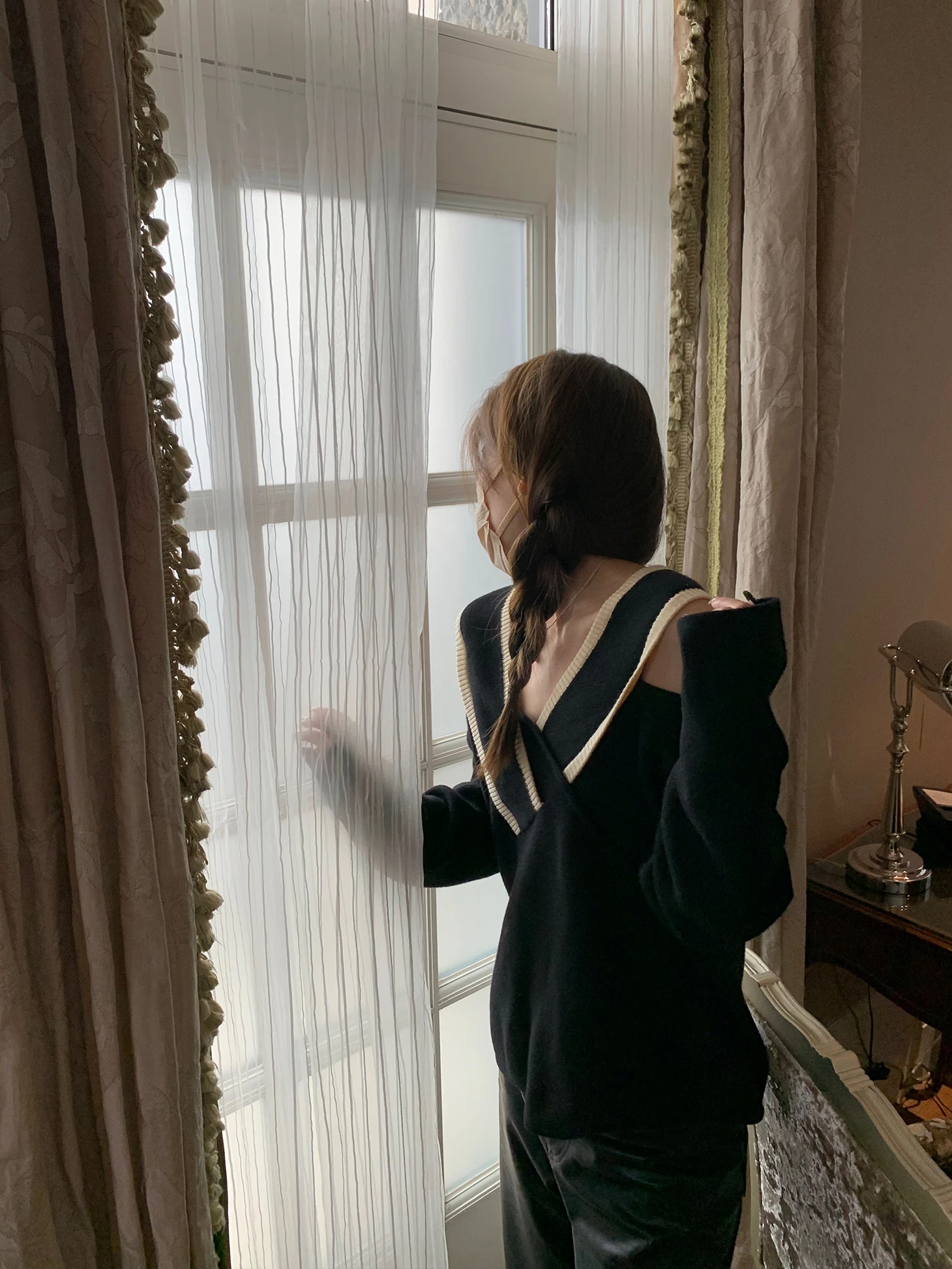 Aonline London Street Sle Women's Long Sve Knitted Sweater oulder Bared Bla Wool Blend Comfortable Fit V-Ne Pull...
Aonline London Street Sle Women's Long Sve Knitted Sweater oulder Bared Bla Wool Blend Comfortable Fit V-Ne Pull...