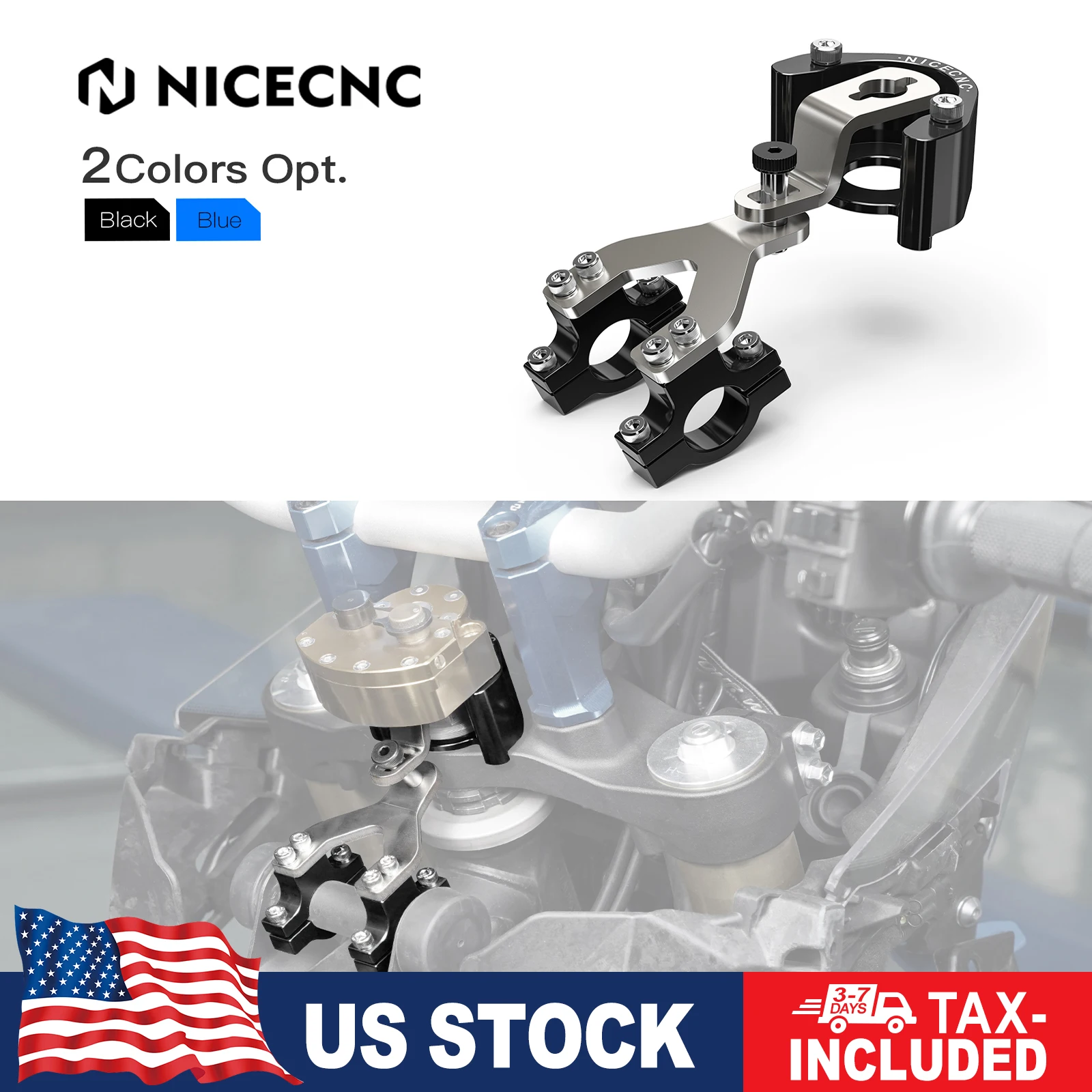 For 2019-2024 Yamaha Tenere 700 Steering Damper Bracket for Yamaha Tenere700 Rally Edition 2020-2024 Tenere 700 World Raid 2022
For 2019-2024 Yamaha Tenere 700 Steering Damper Bracket for Yamaha Tenere700 Rally Edition 2020-2024 Tenere 700 World Raid 2022
