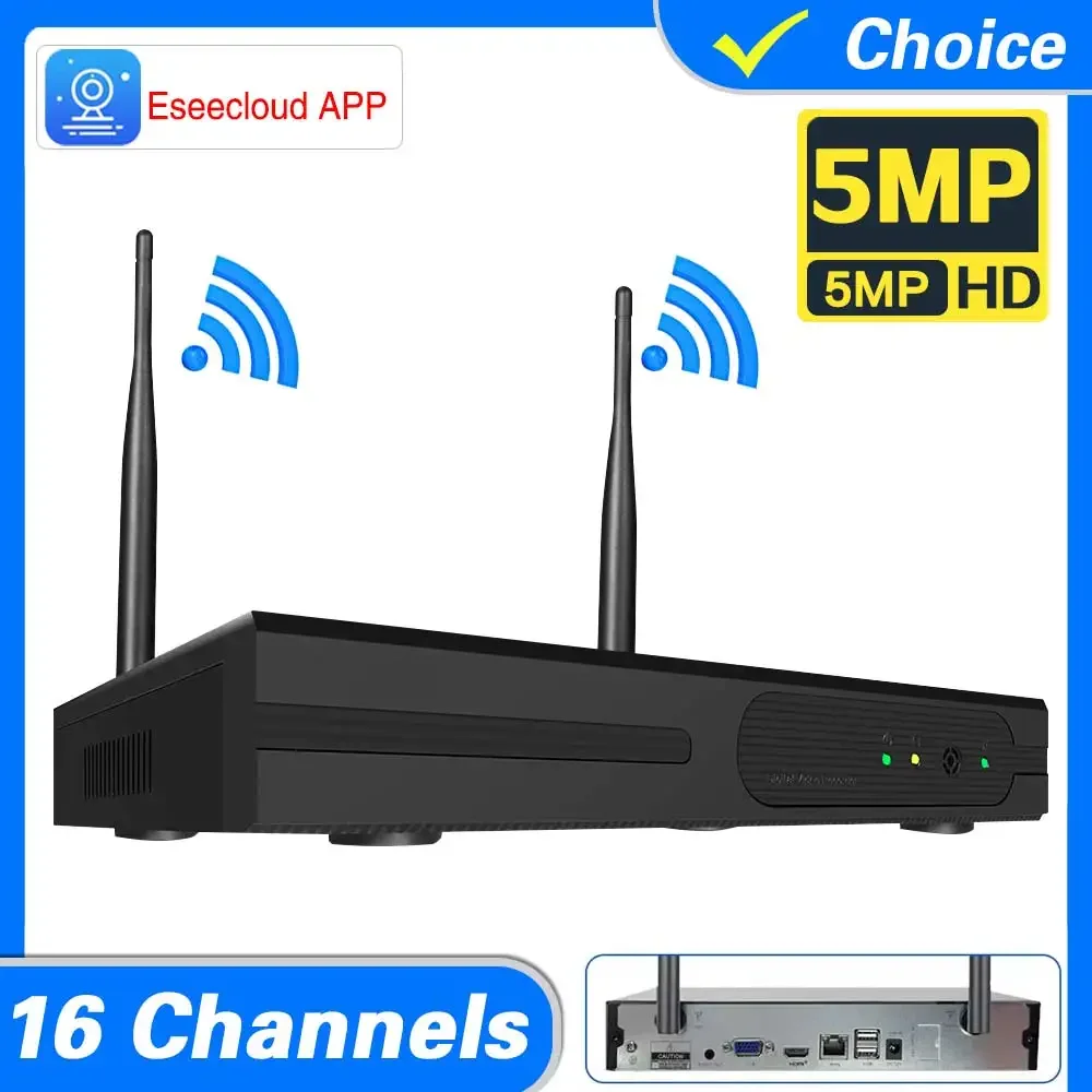 16CH WIFI Mini NVR H.265 Wireless Network Video Recorder For 5MP 3MP WIFI Surveillance Security Camera Support 4TB Hard Drive
16CH WIFI Mini NVR H.265 Wireless Network Video Recorder For 5MP 3MP WIFI Surveillance Security Camera Support 4TB Hard Drive