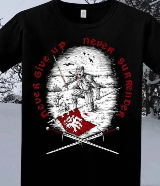 Never Give Up, Never Surrender Men T-Shirt Short Sleeve Casaul 100% Cotton TShirt
Never Give Up, Never Surrender Men T-Shirt Short Sleeve Casaul 100% Cotton TShirt