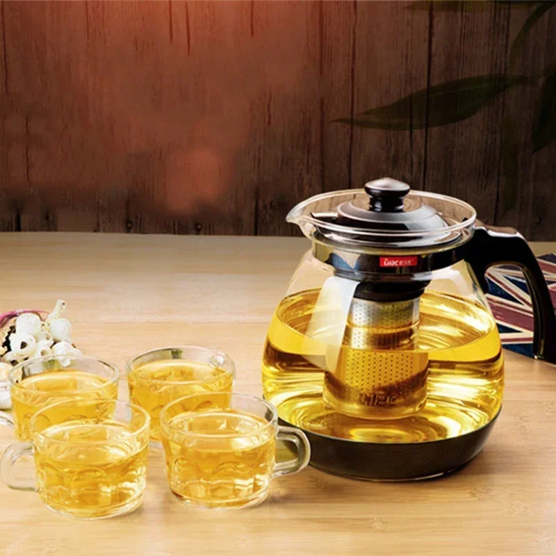 Large Capacity Clear Borosilica Glass Teapot With Stainless Steel Infuser Puer Kettle Heated Container Coffee Tea Pot Maker
Large Capacity Clear Borosilica Glass Teapot With Stainless Steel Infuser Puer Kettle Heated Container Coffee Tea Pot Maker
