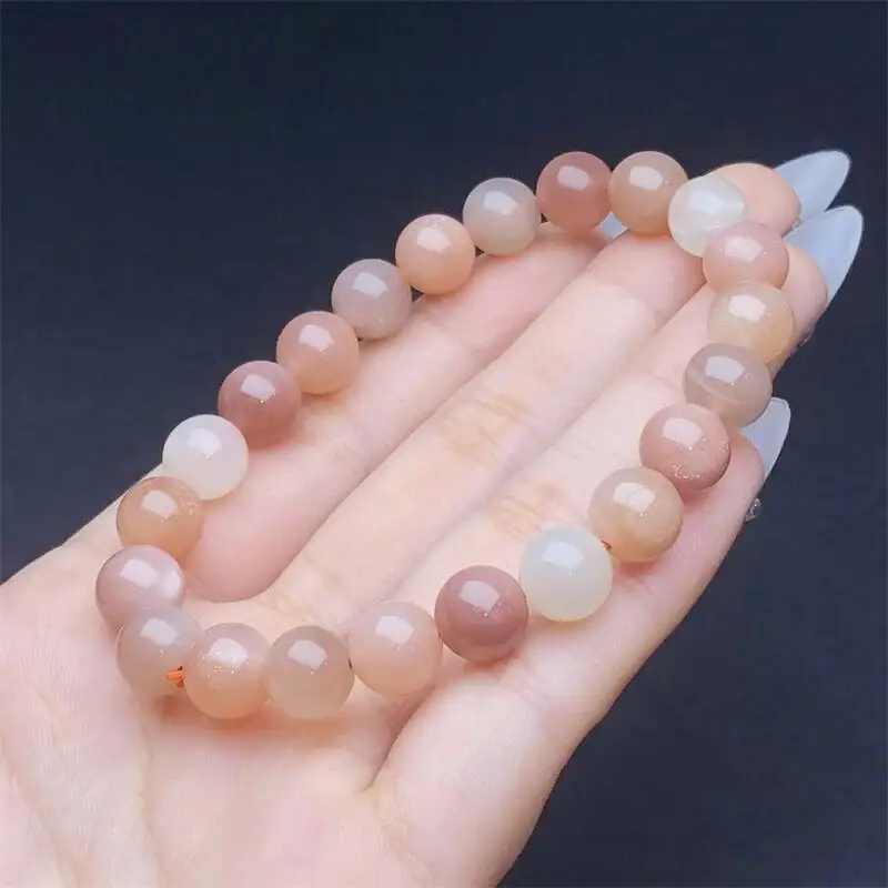 8.5MM Natural Colored Moon Stone Bracelet Women Beautiful Colorful Crystal Energy Healing Fashion Jewelry 1PCS
8.5MM Natural Colored Moon Stone Bracelet Women Beautiful Colorful Crystal Energy Healing Fashion Jewelry 1PCS