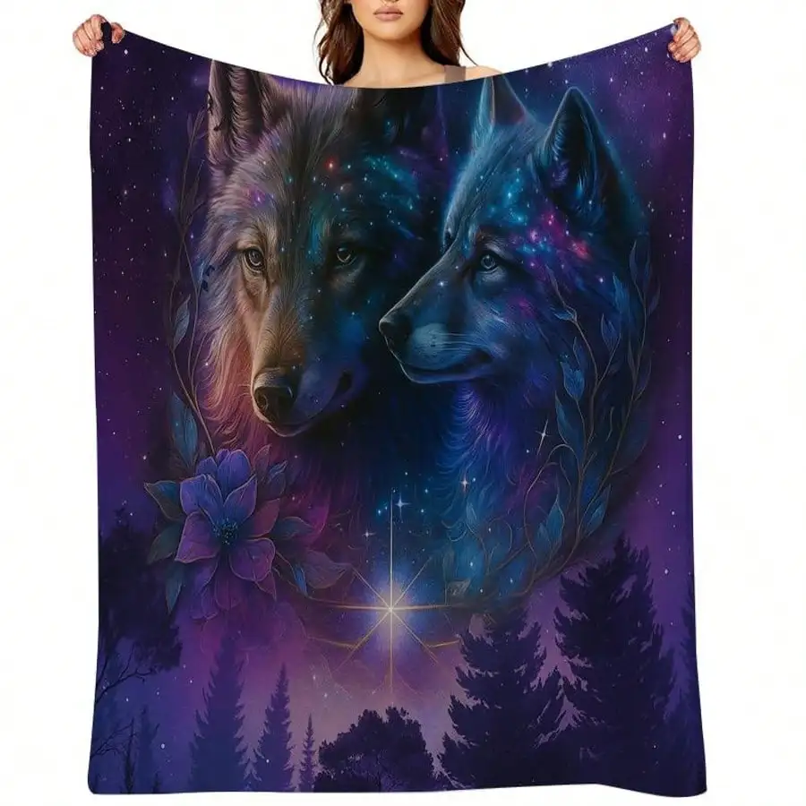 Фланелевое одеяло Galaxy Wolf, мягкое и уютное, комфортное всесезонное, идеально подходит для домашнего декора (гостиная, диван, кровать) и повседневное Lou
Фланелевое одеяло Galaxy Wolf, мягкое и уютное, комфортное всесезонное, идеально подходит для домашнего декора (гостиная, диван, кровать) и повседневное Lou