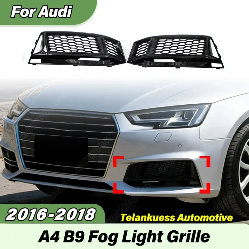 For Audi A4 S4 B9 S-line 2016 2017 2018 Automobile Honeycomb Style Front Air Knife Sports Racing Front Bumper Canards Body Kit
For Audi A4 S4 B9 S-line 2016 2017 2018 Automobile Honeycomb Style Front Air Knife Sports Racing Front Bumper Canards Body Kit