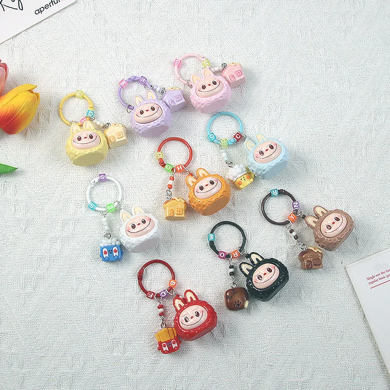 New Labubu Keychain Cartoon Creative Three-dimensional Doll Students Backpack Decoration Accessories Pendant Car Key Chain Gifts
New Labubu Keychain Cartoon Creative Three-dimensional Doll Students Backpack Decoration Accessories Pendant Car Key Chain Gifts