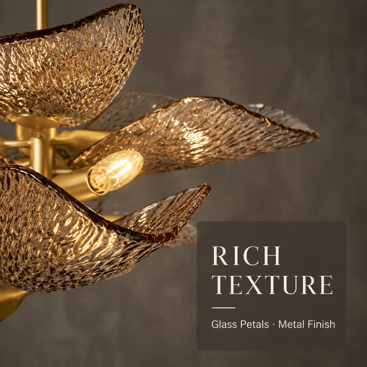 Chic Light Luxury Chandelier Textured Glass Brushed Brass Remote Control Dimming Villa Foyer Living Room
Chic Light Luxury Chandelier Textured Glass Brushed Brass Remote Control Dimming Villa Foyer Living Room