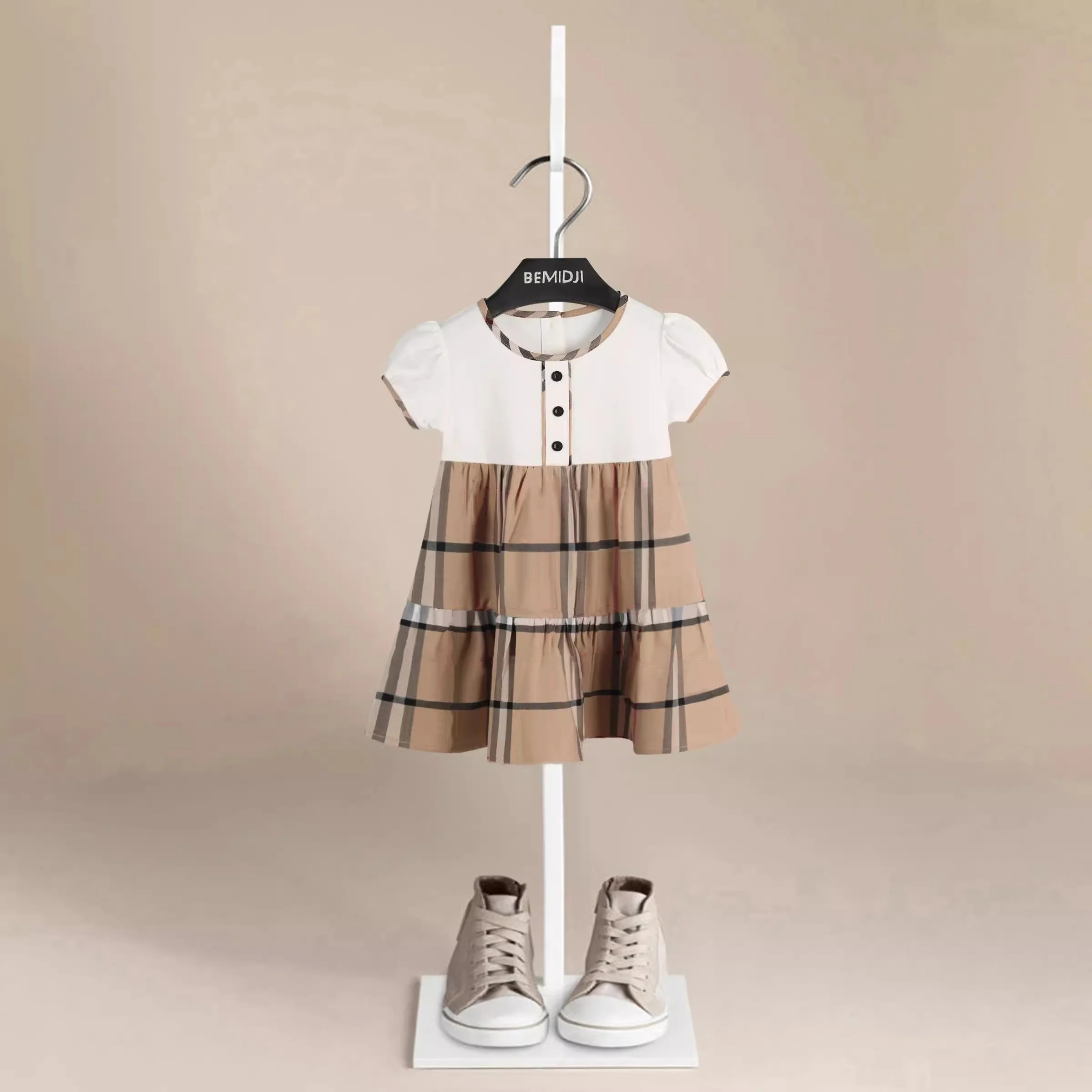 Young Baby Girl Fashion Dresses Toddler Girls Short Sleeve Striped Solid Dress Dance Party Dresses Clothes Toddler Dress Cotton
Young Baby Girl Fashion Dresses Toddler Girls Short Sleeve Striped Solid Dress Dance Party Dresses Clothes Toddler Dress Cotton