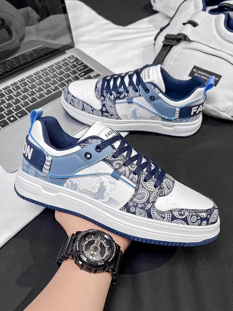 Men's Summer New Large Size Casual Sport Shoes Walnut Flower Pattern Youth 47 Trendy White Shoes Leisure Board Shoes
Men's Summer New Large Size Casual Sport Shoes Walnut Flower Pattern Youth 47 Trendy White Shoes Leisure Board Shoes