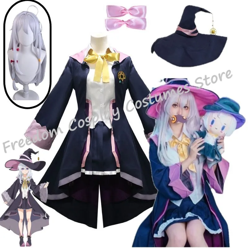 Anime Wandering Witch The Journey of Elaina Cosplay Costume Hat Wig Wandering Witch Outfit Halloween Party Cosplay for Women
Anime Wandering Witch The Journey of Elaina Cosplay Costume Hat Wig Wandering Witch Outfit Halloween Party Cosplay for Women