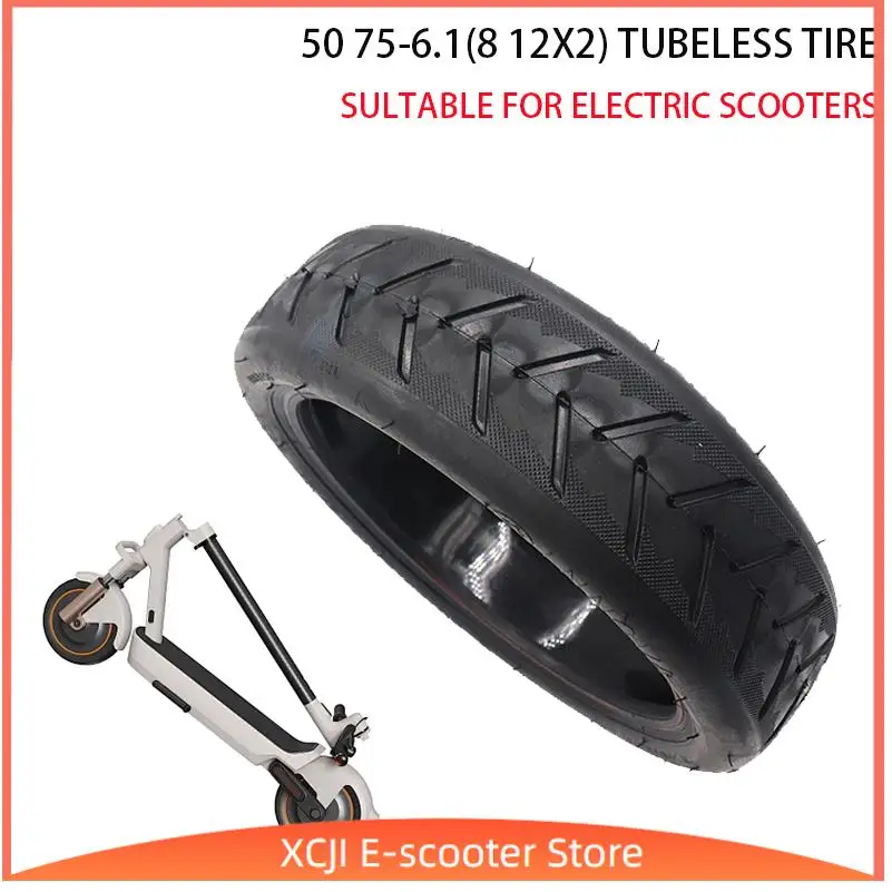 50 75-6.1 (8 12X2) Vacuum Tires or Self-Healing Tires Compatible 8.5-inch Replacement for Xiaomi Home M365 Electric Scooter
50 75-6.1 (8 12X2) Vacuum Tires or Self-Healing Tires Compatible 8.5-inch Replacement for Xiaomi Home M365 Electric Scooter