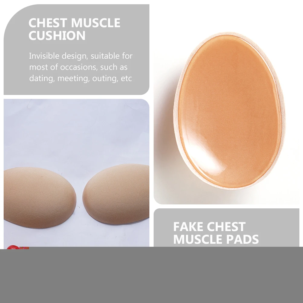 Silicone Chest Muscle Pads Adhesive Male Patches Reusable Invisible Design Khaki Adhesive Non Comfortable
Silicone Chest Muscle Pads Adhesive Male Patches Reusable Invisible Design Khaki Adhesive Non Comfortable