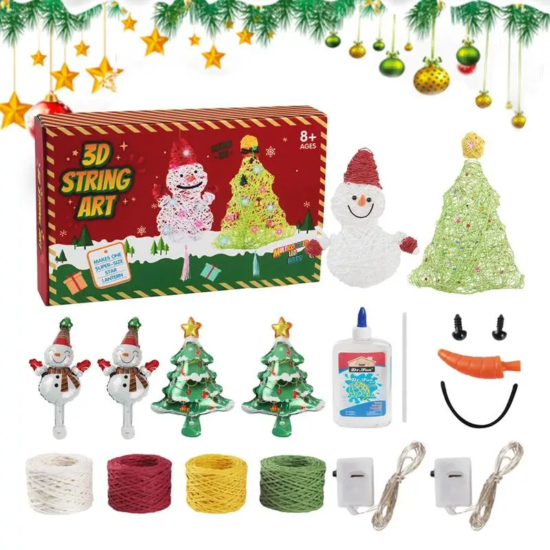 Christmas 3D String Art Kit 3D String Art Arts And Crafts Kit With Crafting Supplies DIY Christmas Tree String Kit Christmas
Christmas 3D String Art Kit 3D String Art Arts And Crafts Kit With Crafting Supplies DIY Christmas Tree String Kit Christmas