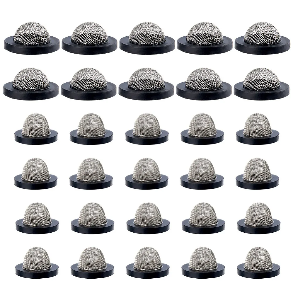 30Pcs 2 Styles Round Rubber Pipe Drain Strainers with Stainless Steel Net Black 19~24x10.5~18mm
30Pcs 2 Styles Round Rubber Pipe Drain Strainers with Stainless Steel Net Black 19~24x10.5~18mm