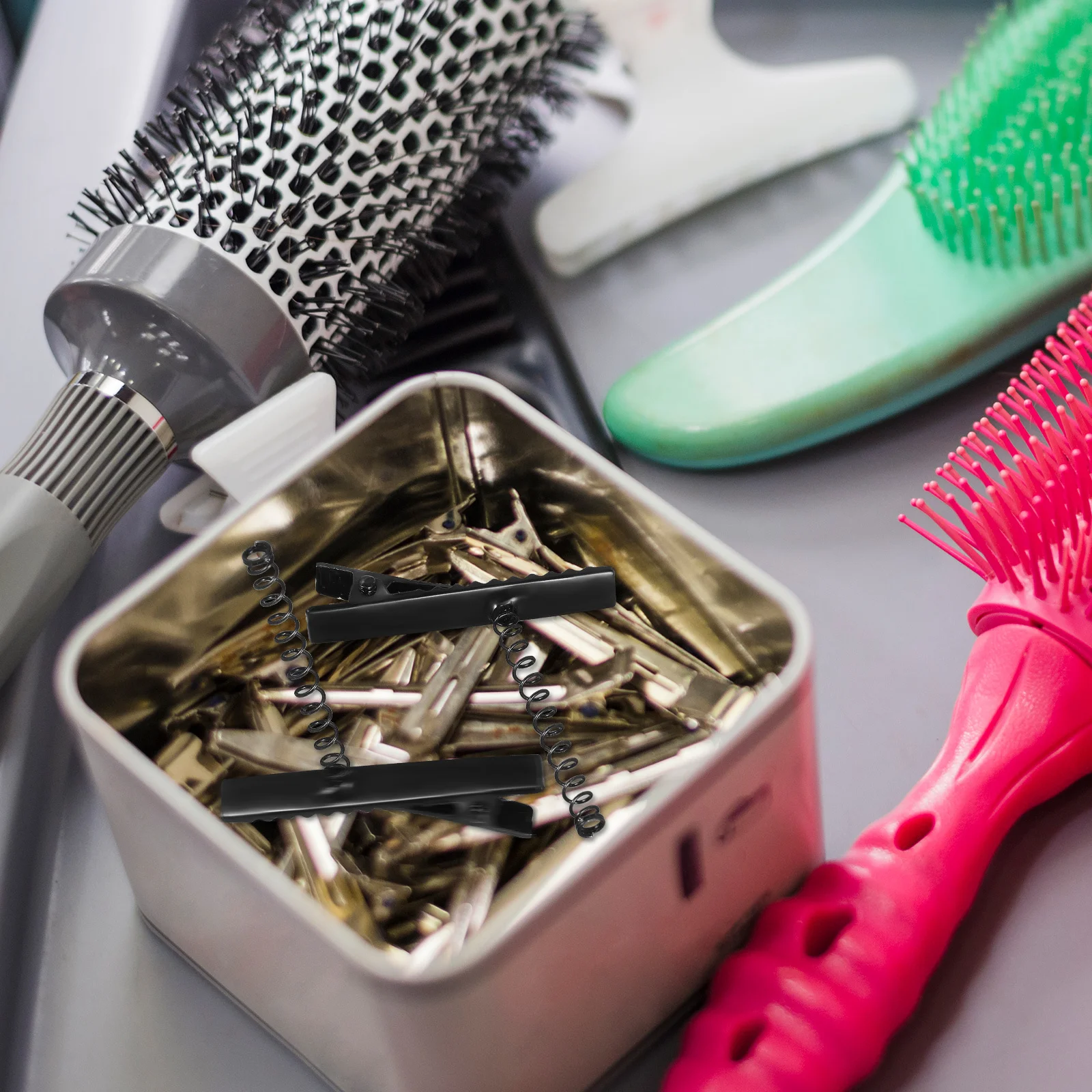 100Pcs Creative Hair Accessories DIY Metal Spring Clips Mini Alligator Hair Clips for Styling DIY Accessories
100Pcs Creative Hair Accessories DIY Metal Spring Clips Mini Alligator Hair Clips for Styling DIY Accessories