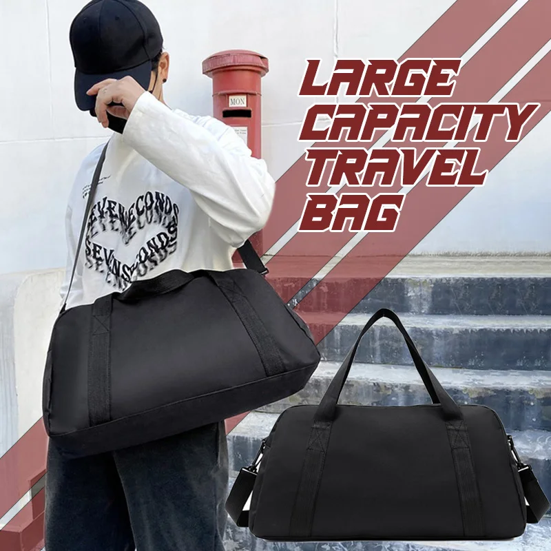 Black Large Fashion New Weekend Short-Distance Travel Bag Foldable Men Sports Training Handbag Large Capacity Yoga Women Bag
Black Large Fashion New Weekend Short-Distance Travel Bag Foldable Men Sports Training Handbag Large Capacity Yoga Women Bag