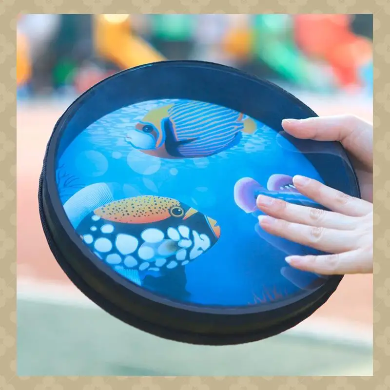 10 Inch Wave Drum Surf Drum Ocean Type Wave Drum Orff Percussion Instrument Big Wave Sound Drum Music Color + Blue
10 Inch Wave Drum Surf Drum Ocean Type Wave Drum Orff Percussion Instrument Big Wave Sound Drum Music Color + Blue