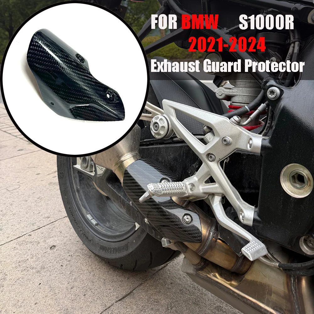 S1000R Carbon Fiber Motorcycle Exhaust Pipe Heat Shield Cover For BMW S1000 R 2021-2023 2024 Exhaust Guard Protector Fairing
S1000R Carbon Fiber Motorcycle Exhaust Pipe Heat Shield Cover For BMW S1000 R 2021-2023 2024 Exhaust Guard Protector Fairing