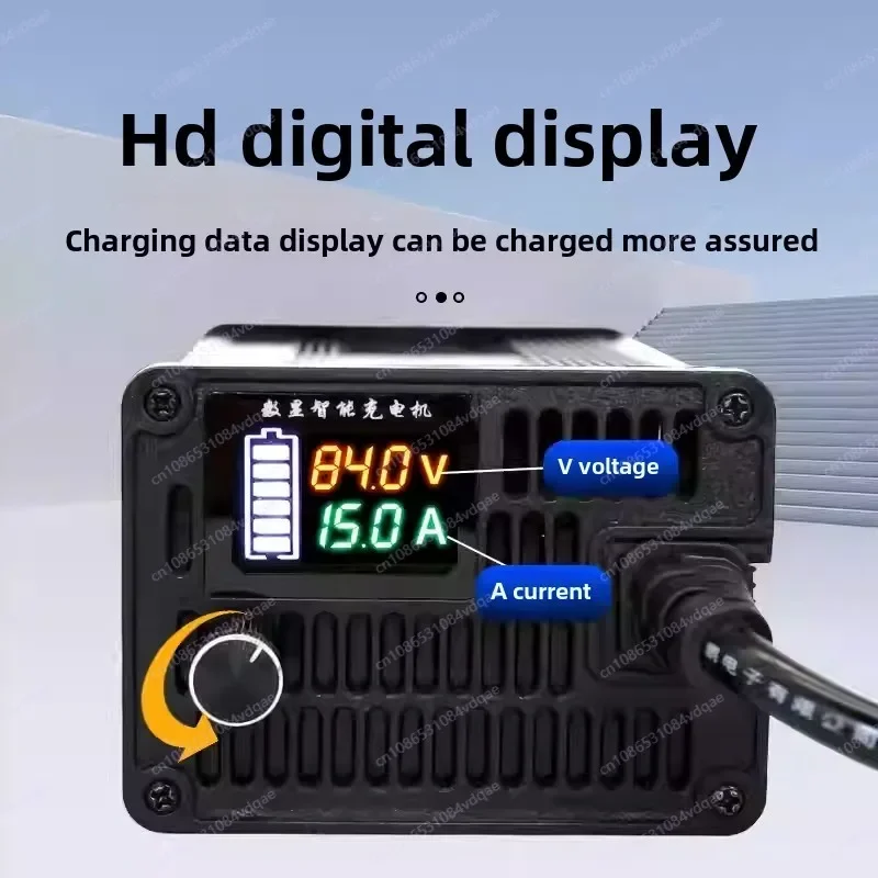 Lithium battery charger 72V aluminum shell adjustable current 8A10A12A15A fast charging ternary iron lithium
Lithium battery charger 72V aluminum shell adjustable current 8A10A12A15A fast charging ternary iron lithium