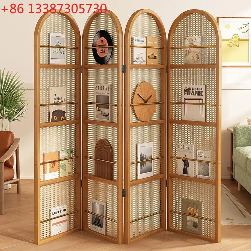 Japanese rattan screen partition living room bamboo folding movable small apartment shade
Japanese rattan screen partition living room bamboo folding movable small apartment shade