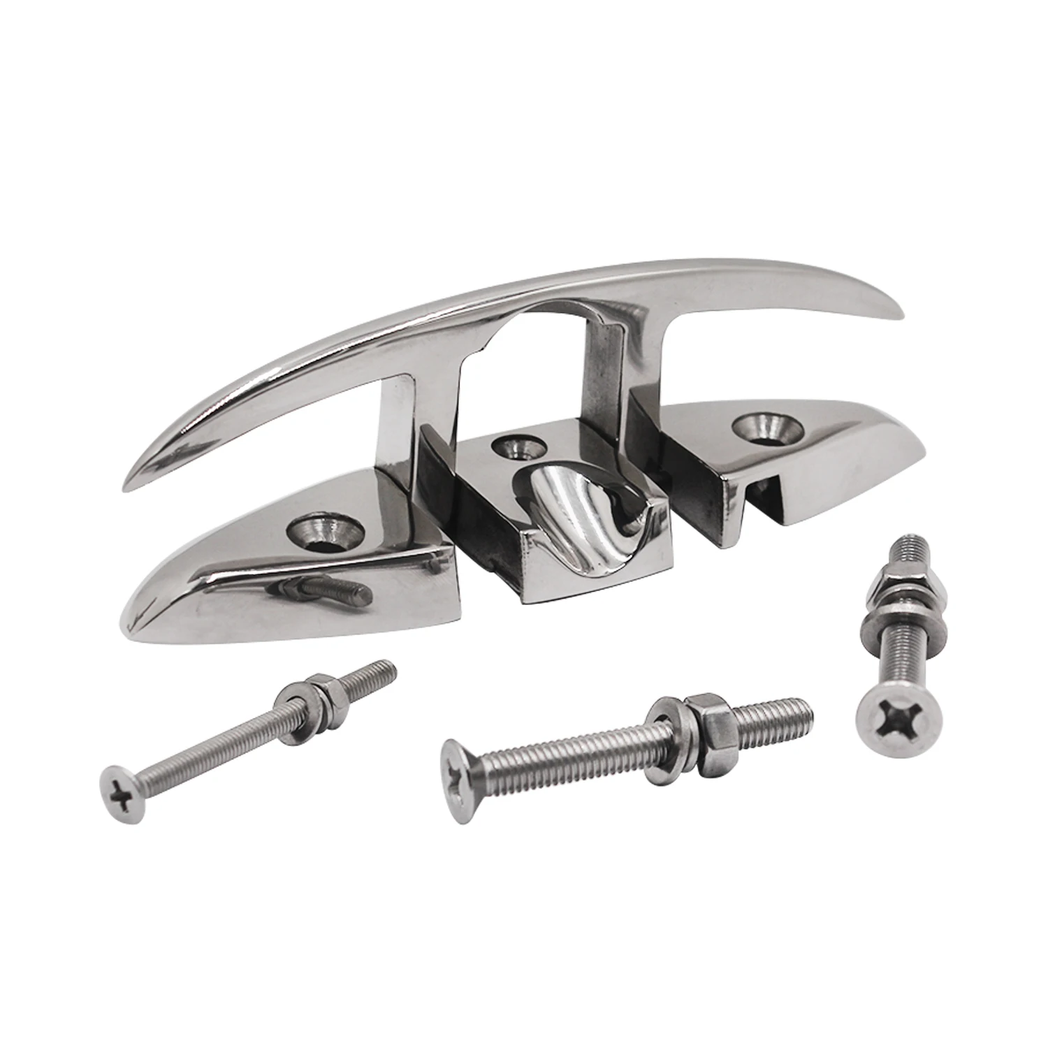 1PCS Deck Sheep Horn Cable Bolt 316 Stainless Ship Column Lifting Push Cable Bolt Folding Invisible Pull-out Pin Ship Cable Pile 
1PCS Deck Sheep Horn Cable Bolt 316 Stainless Ship Column Lifting Push Cable Bolt Folding Invisible Pull-out Pin Ship Cable Pile